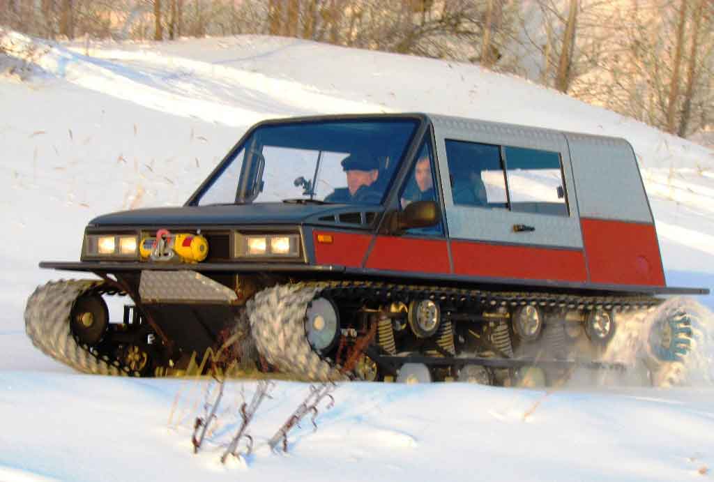 Бюджетный снегоболотоход "Русак-3918"