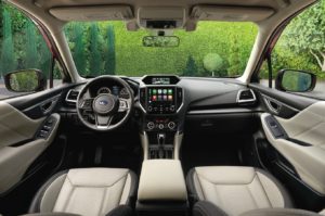 2019 Subaru Forester cabin