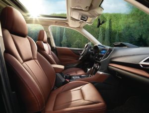 2019 Subaru Forester front interior seats