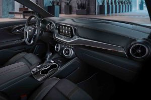 2019 Chevrolet Blazer interior view