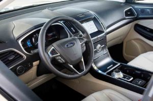 2019 Ford Edge Titanium Elite front interior drivers side