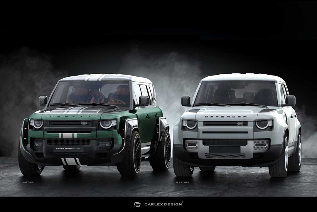 Land Rover Defender в ​​стиле British Racing Green