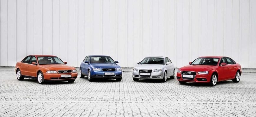 Audi A4 эволюция