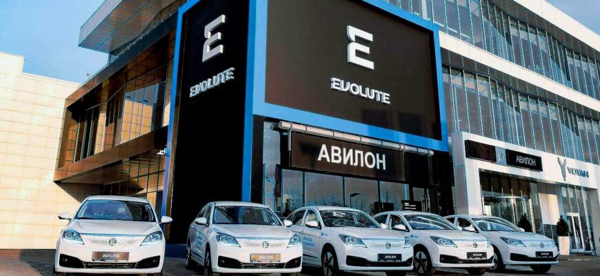 Продажи новых электромобилей в России